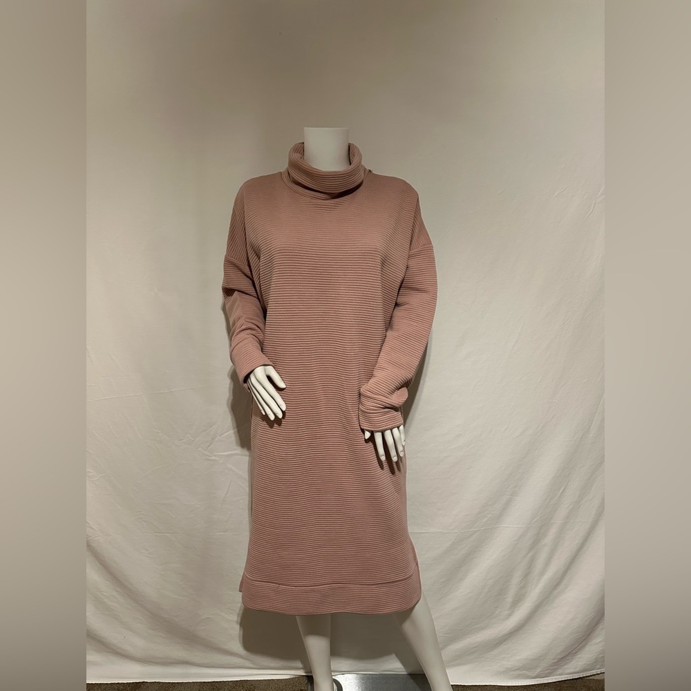 A New Day long sleeve ribbed knit turtleneck dress NWT sz Medium